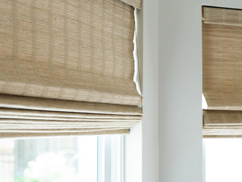 Hunter Douglas Provenance Woven Shade In A Corner Window Banquette By The Valiant Co.